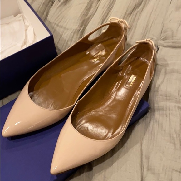 Aquazzura Firenze Forever Marilyn Tassel Flat 41 - Picture 1 of 11